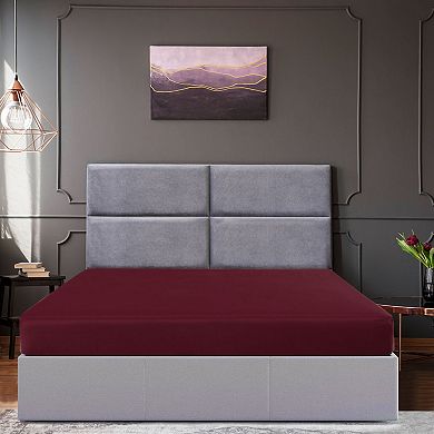 Brushed Microfiber Sheet Mattress Protector Cover Solid Queen 78x 60x 16"(L*W*H)