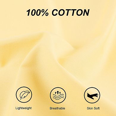 Pillow Cases Zipper Covers Egyptian Cotton For Hair and Skin 20"x72"