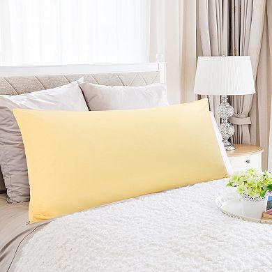 Pillow Cases Zipper Covers Egyptian Cotton For Hair and Skin 20"x72"