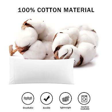 Cotton Body Pillowcase 1PC Bolster with Envelope 20"x55"