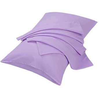 2 pc Microfiber, No Wrinkle, Pillow Cases Standard 20"x26"