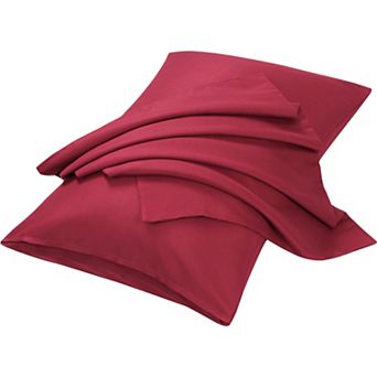 2 pc Microfiber, No Wrinkle, Pillow Cases Standard 20"x26"