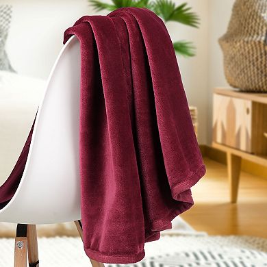 Soft Luxury Flannel Fleece Bed Blankets 1 Pc Throw 50"x60"