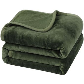 Soft Luxury Flannel Fleece Bed Blankets 1 pc Throw 50"x60"
