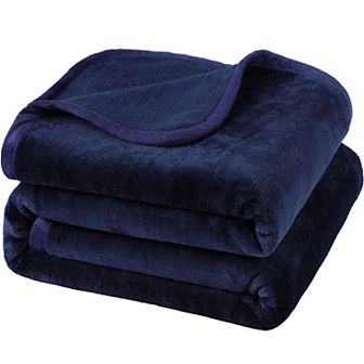Soft Luxury Flannel Fleece Bed Blankets 1 pc Throw 50"x60"