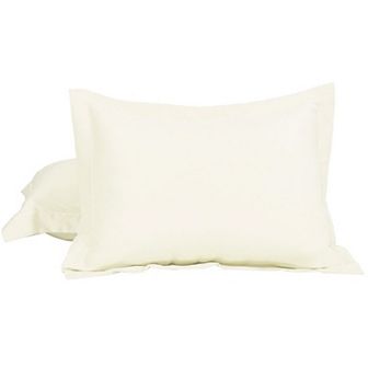2 Pack Soft Brushed Microfiber Pillowcases Weave for 90 GSM Ployester Boudoir 12" x 16"