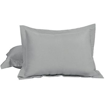 2 Pack Soft Brushed Microfiber Pillowcases Weave for 90 GSM Ployester Boudoir 12" x 16"
