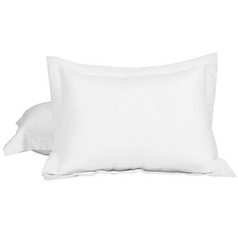 2 Pack Soft Brushed Microfiber Pillowcases Weave for 90 GSM Ployester Boudoir 12" x 16"