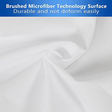 Waterproof Mattress Fitted Sheet Pad Bed Cover with Elastic Band Fitted 14' Deep Queen 60" x 80"