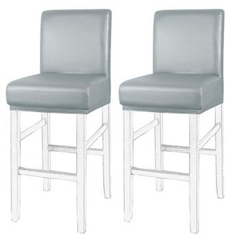 Waterproof Bar Stool Covers For Counter Short Back Chair Cover