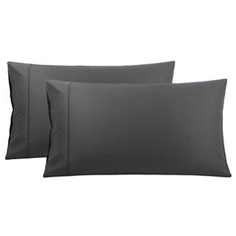 Pillowcase Set of 2 Soft Cotton with Zipper King 20"x36"