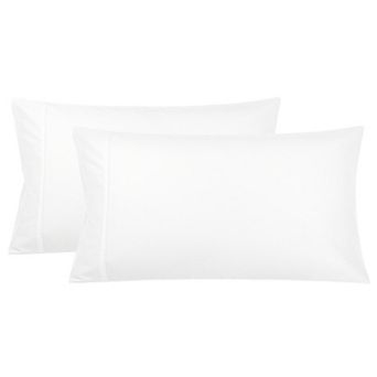 Pillowcase Set of 2 Soft Cotton with Zipper King 20"x36"