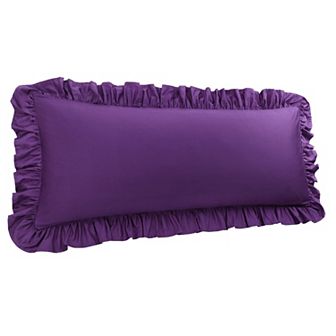 Cotton Body Ruffled Pillowcases 1 pc Soft Envelope Closure Body 20"x54"