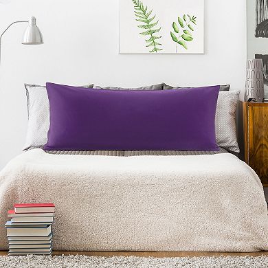 100% Cotton Body Pillowcases 1Pcs Soft with Zipper Closure Body 20"x48"