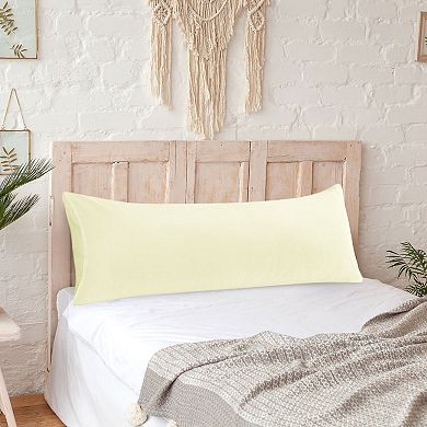 Pillow Cover No Zipper For Long Bolster Pillowcase Body 20"x48"