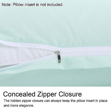 Zippered Body Pillow Case Cover Soft Microfiber Style Body 20"x48"
