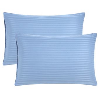 Microfiber Soft Enveloped Pillowcases Striped 2 pc Standard 20" x 26"
