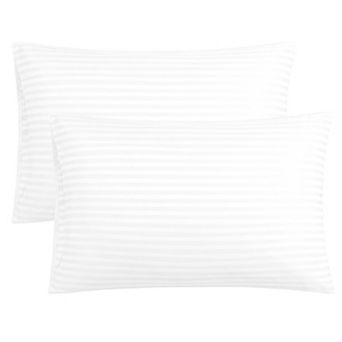 Microfiber Soft Enveloped Pillowcases Striped 2 pc Standard 20" x 26"