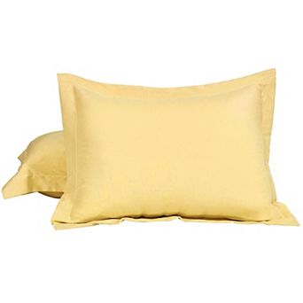 2 pc Microfiber Pair No Zipper Pillowcases Standard 20"x26"