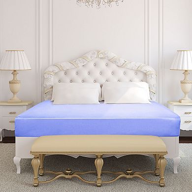 Satin Fitted Sheet Only, Silky Deep Pocket Bed Sheet Soft Luxury Twin 74" x 38"(L*W)