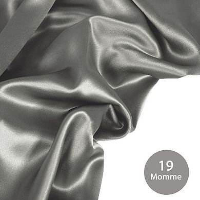 19 Momme Silk Pillowcase for Hair Skin with Zipper Standard 20" x 26"