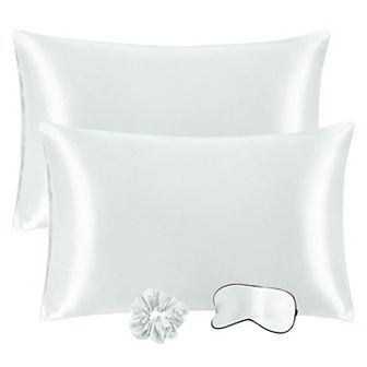 Set of 2 Satin Pillowcase Durable&Soft Enveloped King 20" x 36"