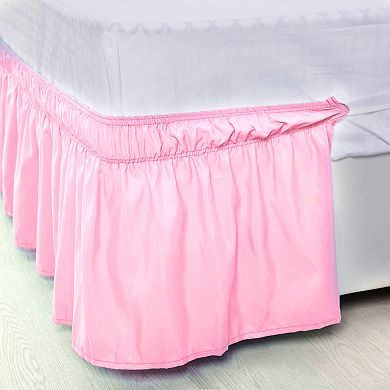 Wrap Around Bed Skirt 15" Drop Queen 60" x 80"