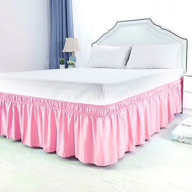 Wrap Around Bed Skirt 15" Drop Queen 60" x 80"