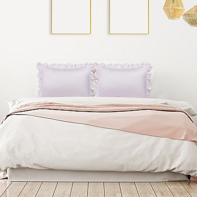 2PCS Satin Silk Pillow Cases Cover Housewife Cushion Standard 20"x26"