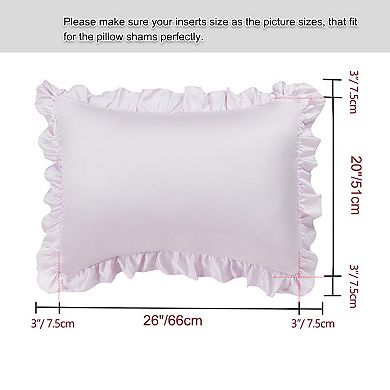 2PCS Satin Silk Pillow Cases Cover Housewife Cushion Standard 20"x26"