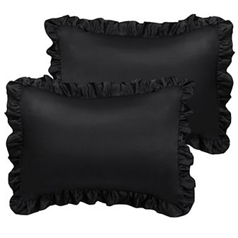 2 pc Satin Silk Pillow Cases Cover Housewife Cushion Standard 20"x26"