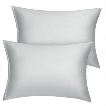 2 pc Soft Silky Satin Pillow Cases Covers Standard 20"x26"