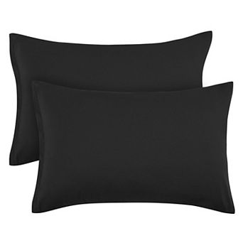 Set of 2 100% Brushed Microfiber Polyester Pillow Case Covers Queen 20" x 30"