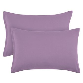 Set of 2 100% Brushed Microfiber Polyester Pillow Case Covers Queen 20" x 30"