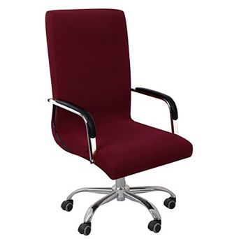 Stretchable Office Chair Cover Jacquard Stripe Computer Chair Covers