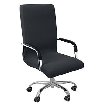 Stretchable Office Chair Cover Jacquard Stripe Computer Chair Covers