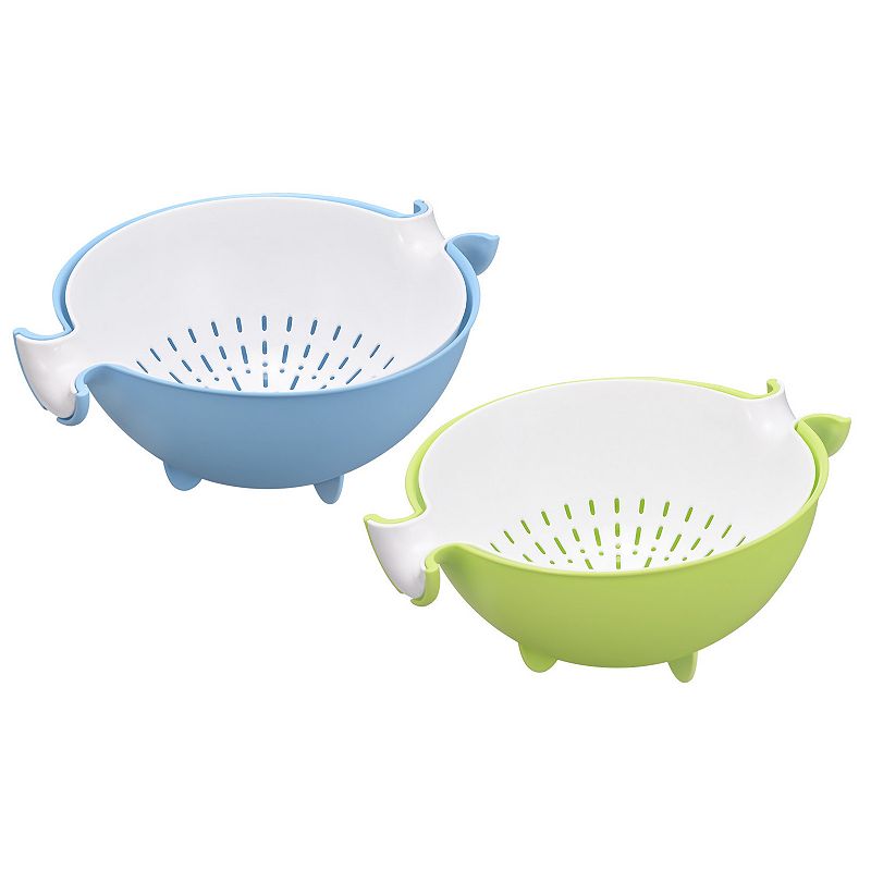 Unique Bargains Collapsible Colander Kitchen Over The Sink Drain