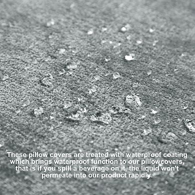 Soft Water Repellent Throw Pillow Covers 20"x20"