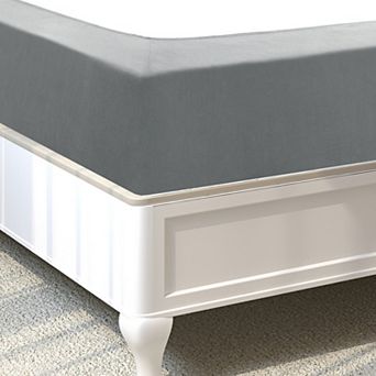 Smooth Box Spring Cover Wrap Around 4 Sides Stretchy King 78" x 80" x 14"(W*L*H)