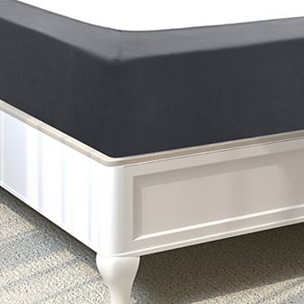 Smooth Box Spring Cover Wrap Around 4 Sides Stretchy King 78" x 80" x 14"(W*L*H)