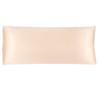 Satin Body Pillow Cover Long Silky Cooling for Hair Skin Body 20"x48"
