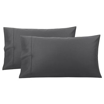 Set of 2 Soft Cotton Pillow Covers with Envelope Queen 20"x30"