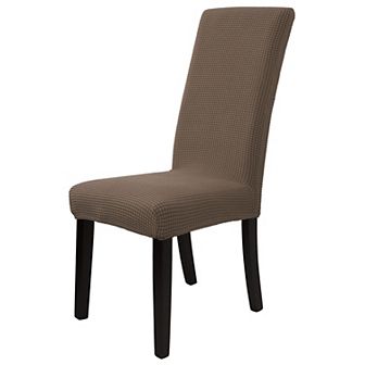 Knit Stretch Polyester Spandex Stylish Modern Thickening Chair Cover