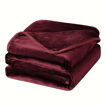 Flannel Fleece Blanket for All Seasons Luxury Comfy for Couch Queen 90"x90"
