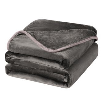 Flannel Fleece Blanket for All Seasons Luxury Comfy for Couch Queen 90"x90"