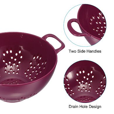 Rice Sieve Washing Colander Strainer Drainer Fruit Cleaning Bowl