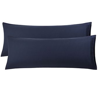 Microfiber Body Pillowcases Set of 2 with Zipper Body 20" x 54"