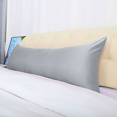 Soft Cooling Smooth Pillow Case With Envelope Closure Solid Body 20" X 72"