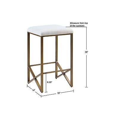 INK+IVY Marino Backless Counter Stool
