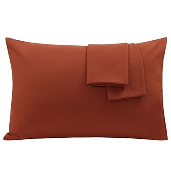 Set of 2 Cool and Breathable 1800 Series Microfiber No-Zipper Pillowcases King 20" x 36"